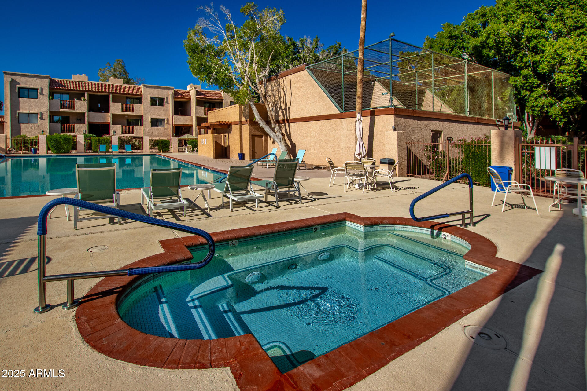 3031 North Civic Center Plaza, Unit 229 Scottsdale, AZ 85251 - Photo 19 of 20 a view of swimming pool with outdoor seating and a patio