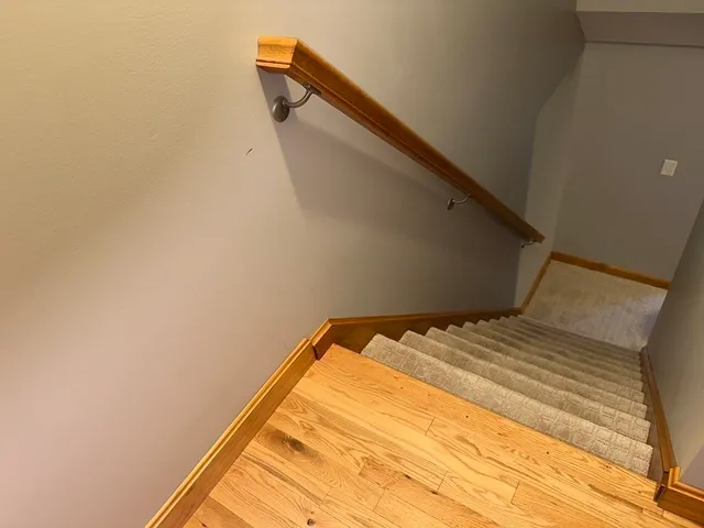 a bed room with a bed