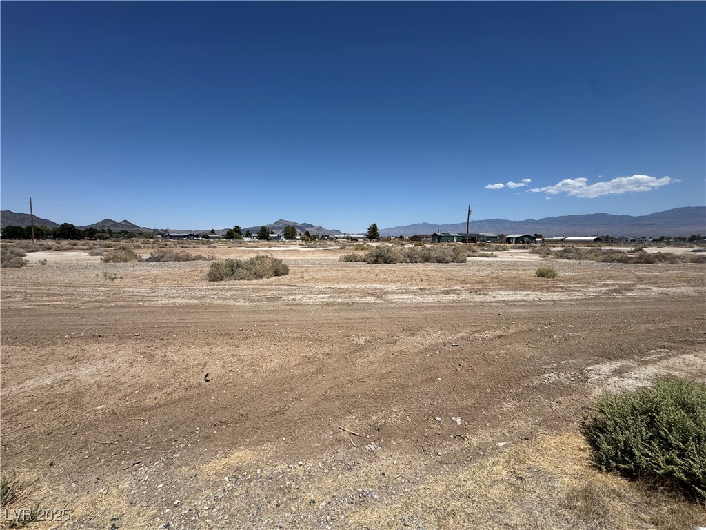 3260 West Wilson Road Pahrump, NV 89048 - Photo 2 of 4 View of yard with a mountain view