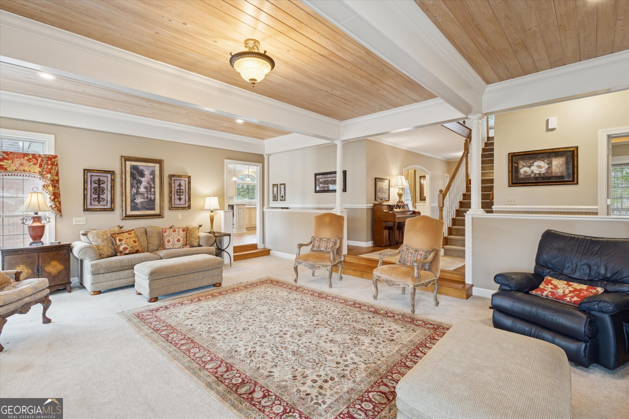 10544 Burkhalter Road Statesboro, GA 30461 - Photo 12 of 67 a living room with furniture and wooden floor