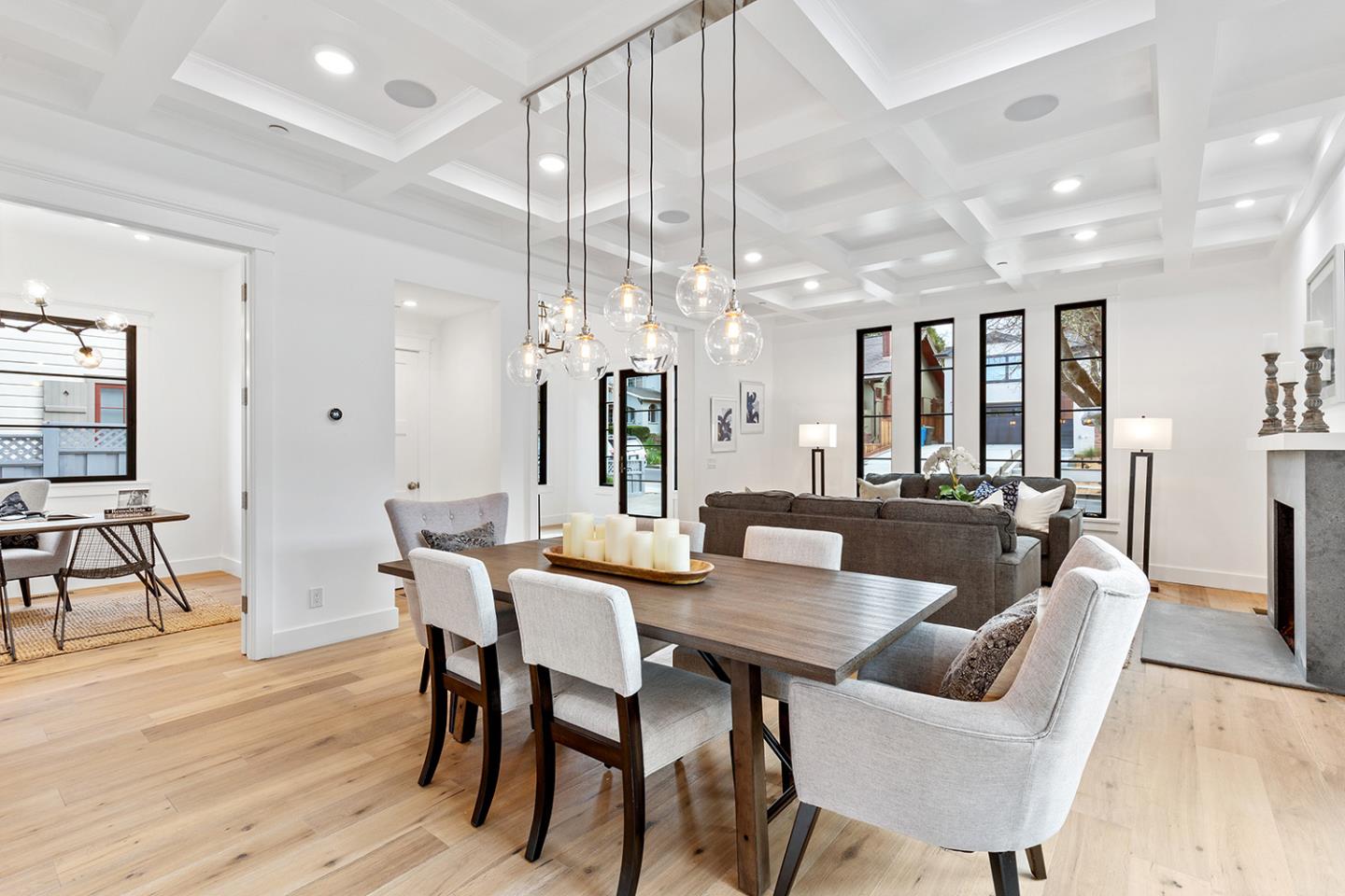 1324 Castillo Avenue Burlingame, CA 94010 - Photo 12 of 50 a view of a dining room with furniture and wooden floor