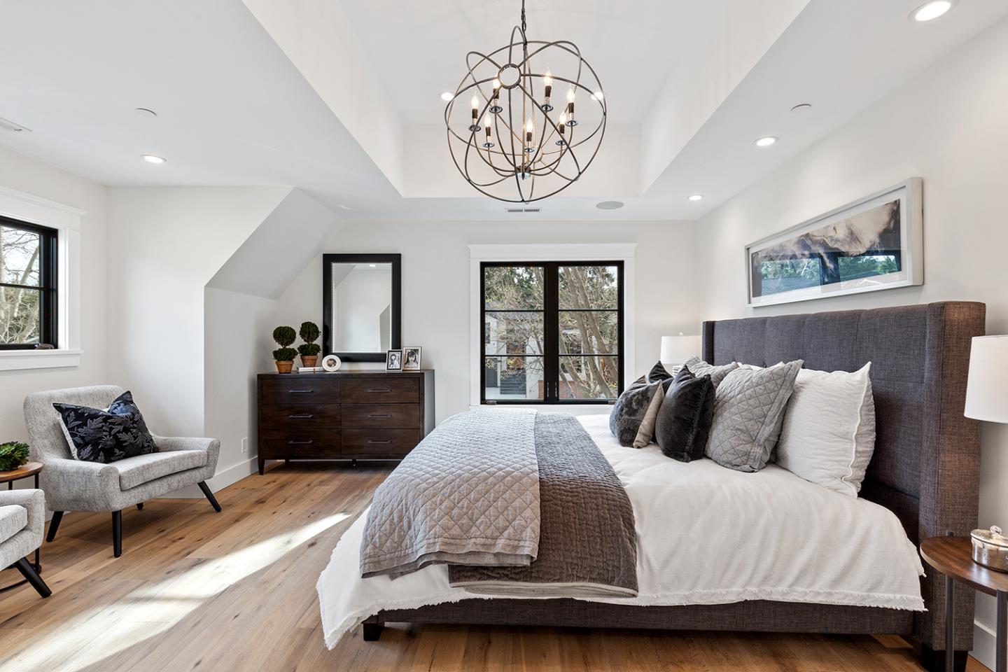 1324 Castillo Avenue Burlingame, CA 94010 - Photo 28 of 50 a bedroom with a bed and a couch