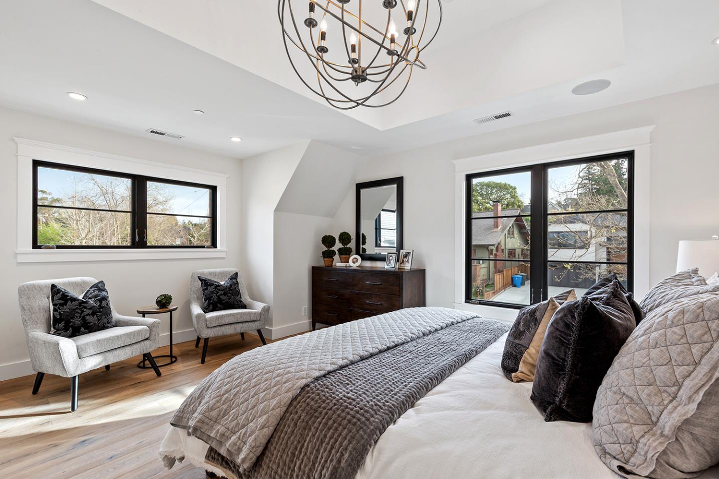 1324 Castillo Avenue Burlingame, CA 94010 - Photo 32 of 50 a bedroom with a bed a couch and a window