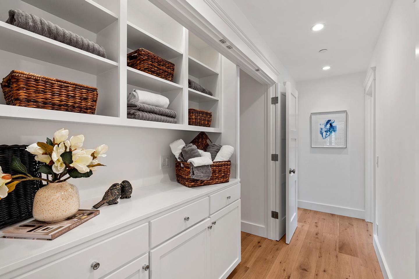 1324 Castillo Avenue Burlingame, CA 94010 - Photo 37 of 50 a room with a walk in closet and wooden floor