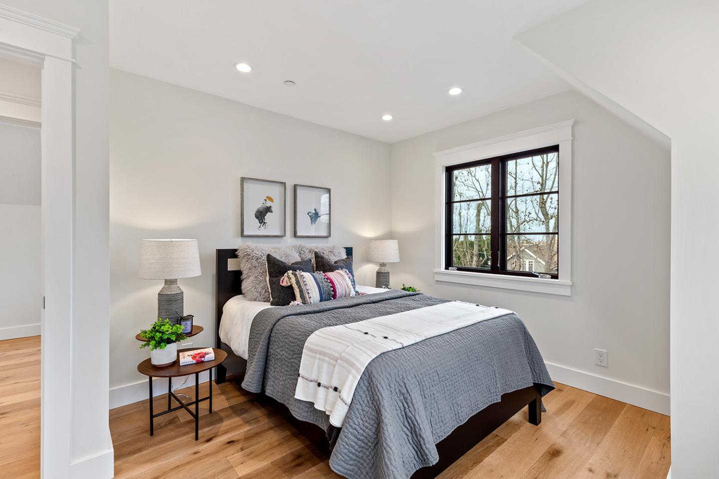 1324 Castillo Avenue Burlingame, CA 94010 - Photo 44 of 50 a bedroom with a bed and wooden floor