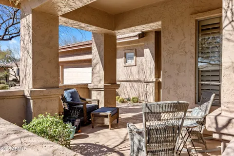 a living room filled with furniture
