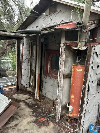 a view of a porch