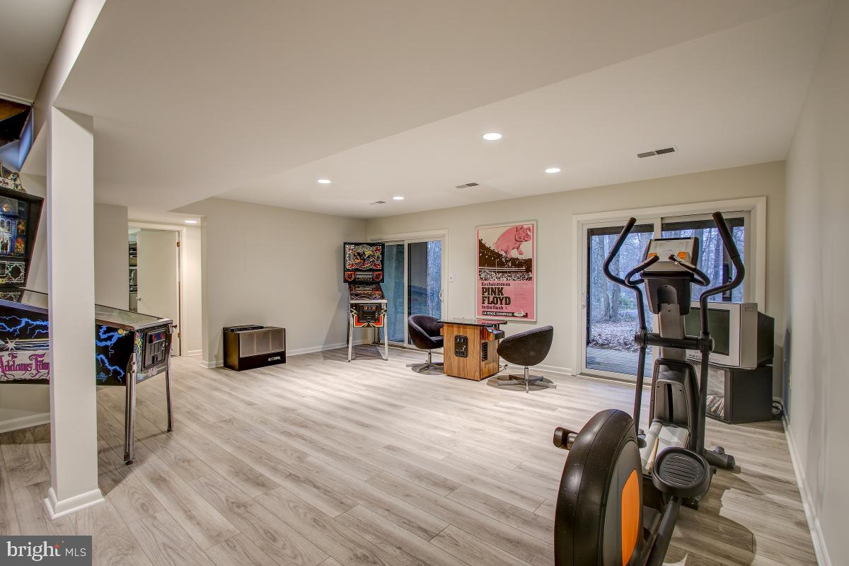 2081 Amberjack Court Reston, VA 20191 - Photo 25 of 35 Lower Level Rec Room with walk-out access