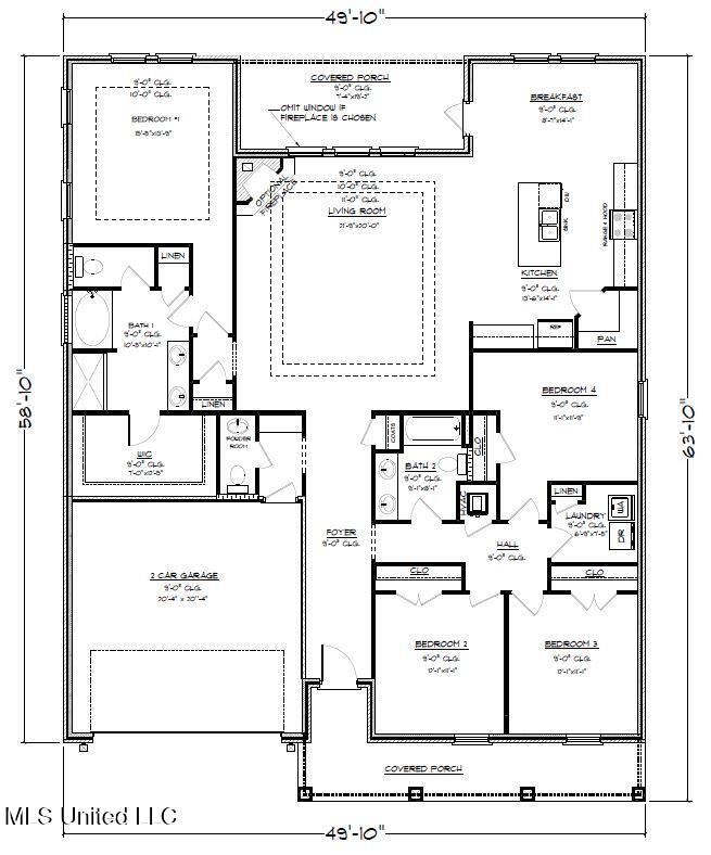 16144 Blue Rdg Drive Gulfport, MS 39503 - Photo 34 of 34 VICTORIA G FE FLOOR PLAN