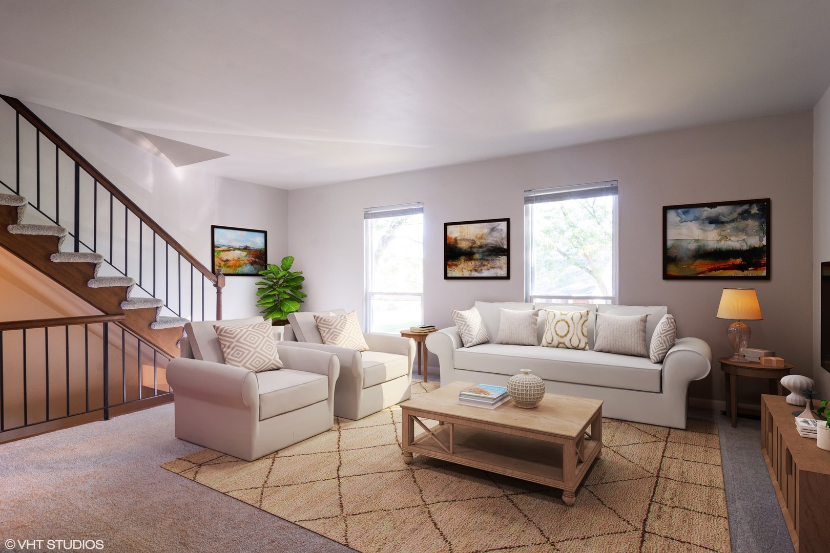 1992 Holbrook Lane Hoffman Estates, IL 60169 - Photo 2 of 14 a living room with furniture and a window