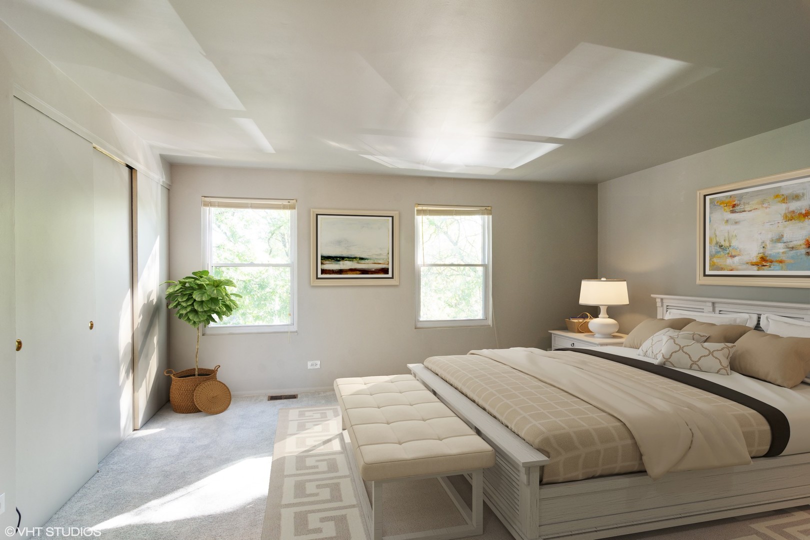 1992 Holbrook Lane Hoffman Estates, IL 60169 - Photo 6 of 14 a bedroom with a bed and a window