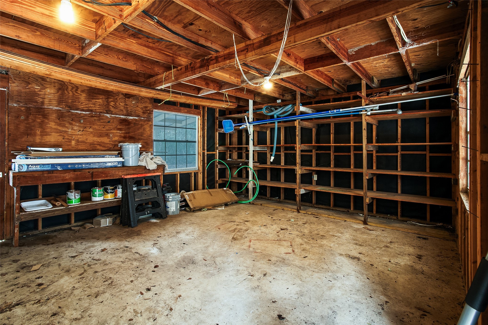 28175 Hammock Road Hilliard, FL 32046 - Photo 25 of 33 a view of a room with wooden walls