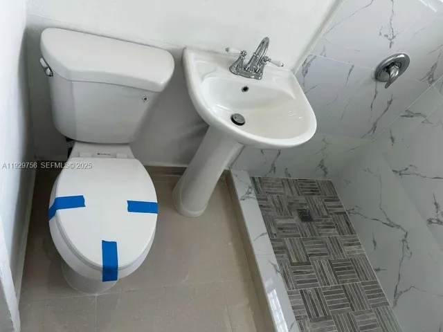 a view of a kitchen cabinets