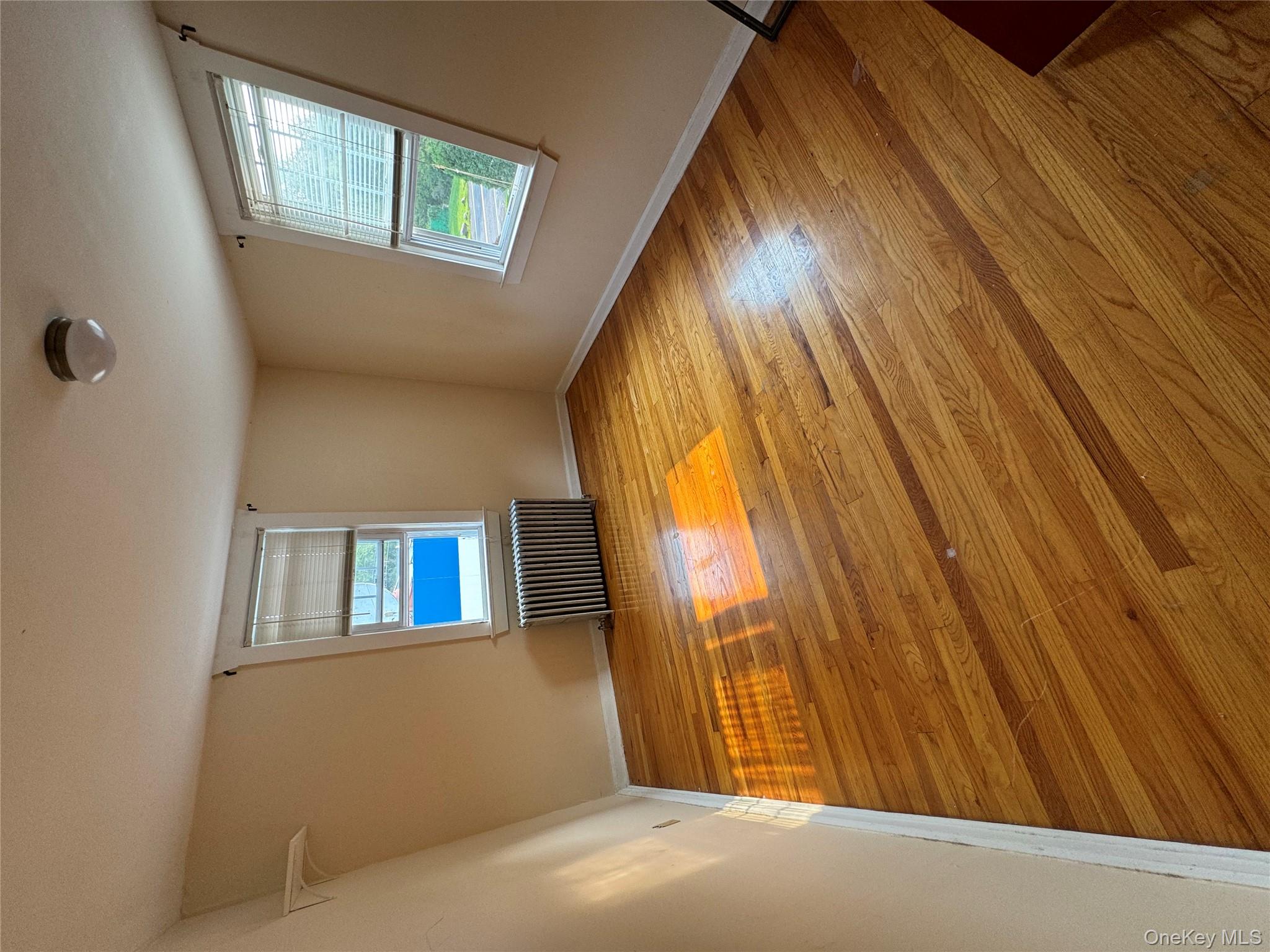 560 State Rte 44 55, Unit D Highland, NY 12528 - Photo 8 of 13 Spare room with plenty of natural light, radiator heating unit, and light wood-type flooring