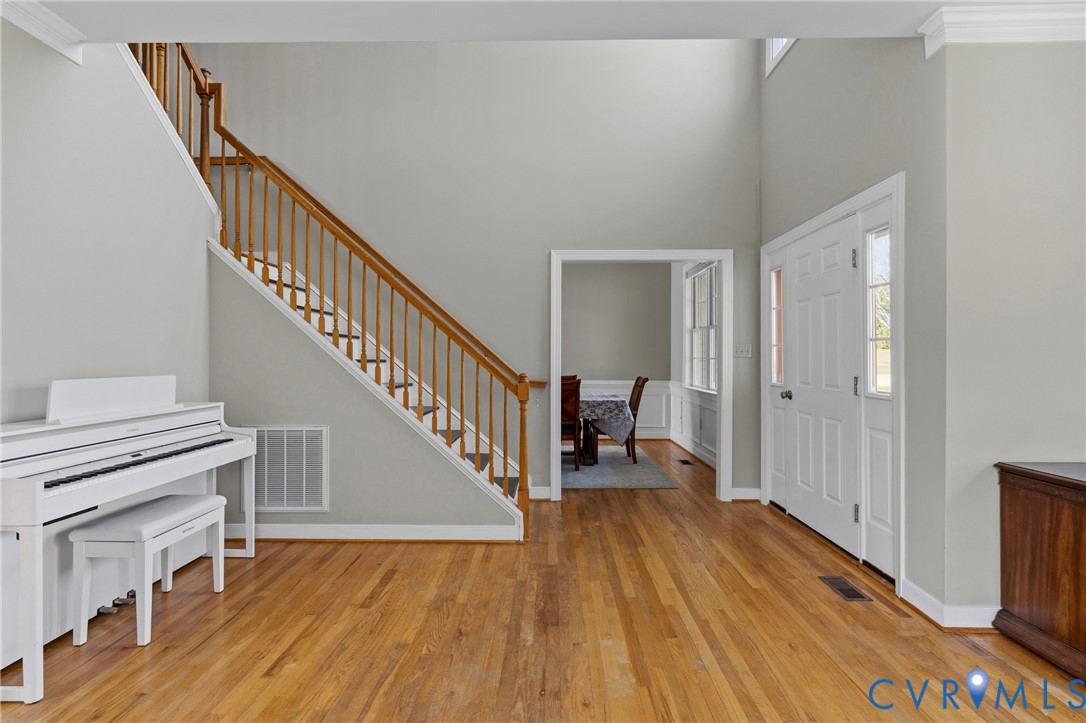 15286 Devonwood Road Montpelier, VA 23192 - Photo 25 of 50 Foyer with light wood-style flooring and a high ce