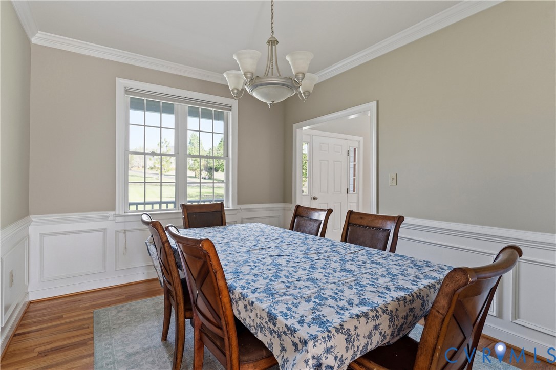 15286 Devonwood Road Montpelier, VA 23192 - Photo 34 of 50 Dining room featuring a decorative wall, hanging l