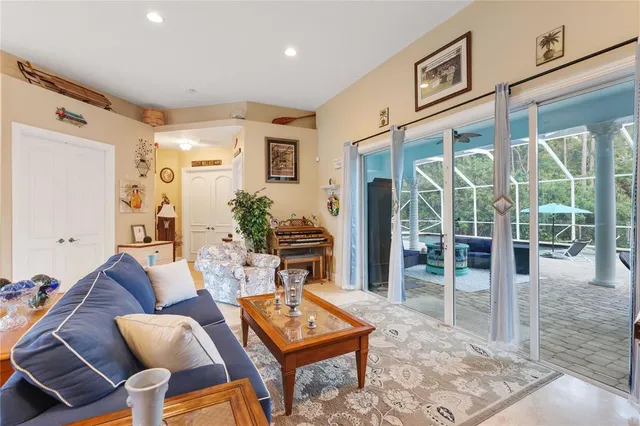 a outdoor space with furniture and garden view