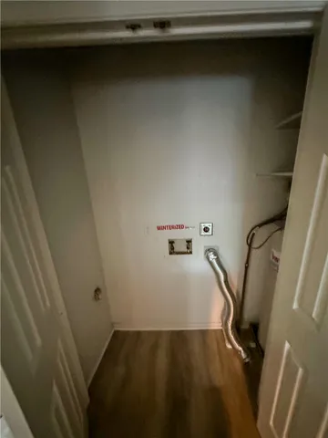 a view of storage and utility room