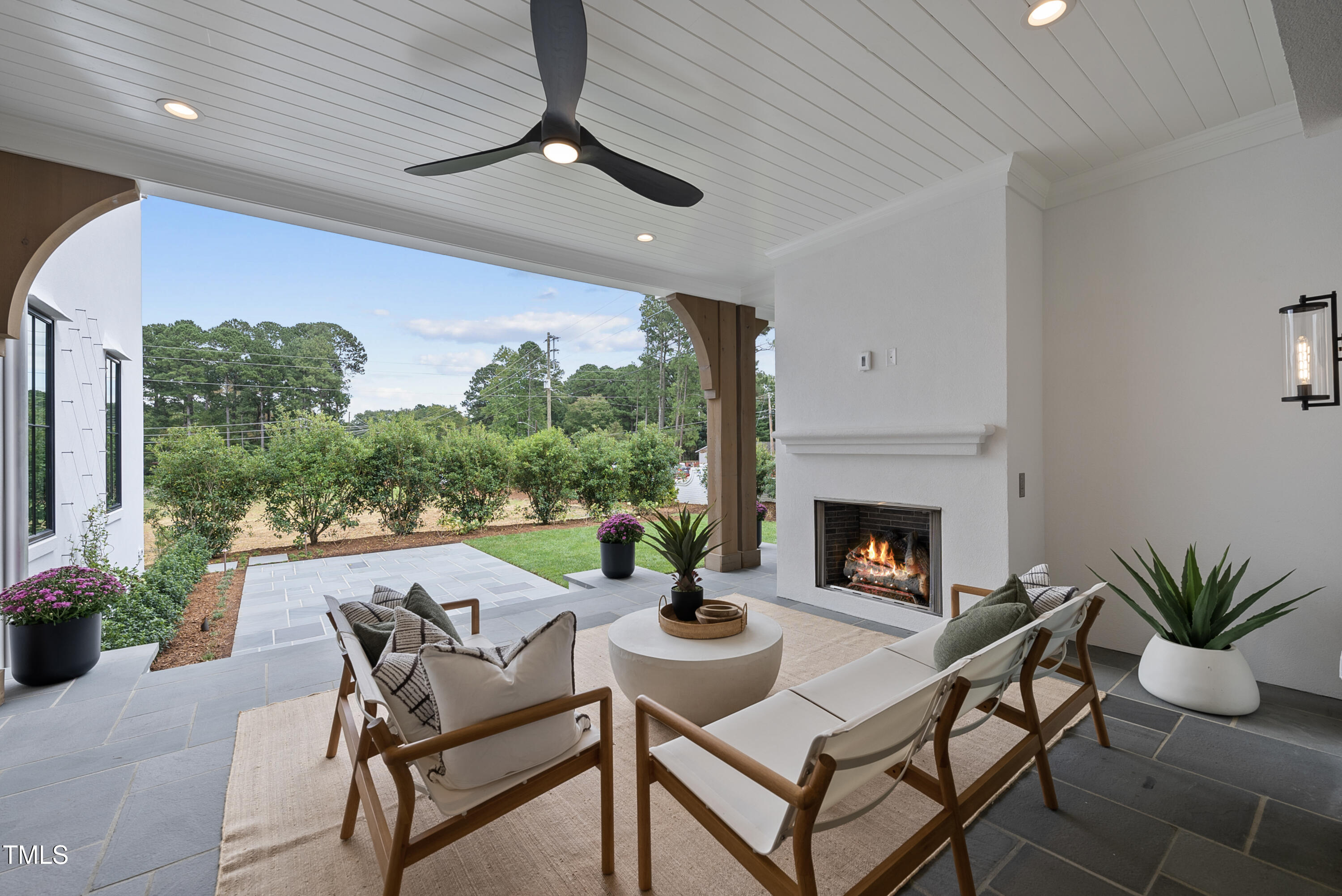 3300 Founding Place Raleigh, NC 27612 - Photo 72 of 100 a view of a livingroom with furniture and a fireplace