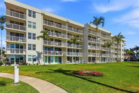 an aerial view of a swimming pool
