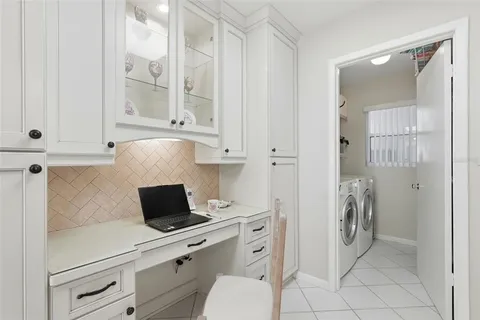 a view of a balcony with an outdoor space