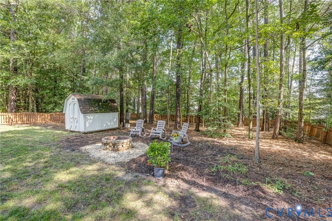 5016 Eddings Drive Glen Allen, VA 23060 - Photo 21 of 22 a backyard of a house with lots of green space