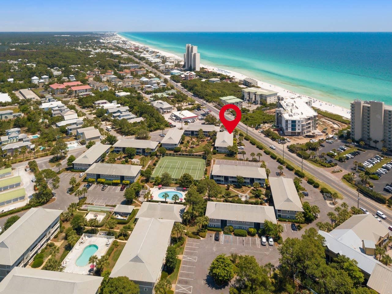 3799 East County Highway 30A, Unit H4 Santa Rosa Beach, FL 32459 - Photo 22 of 26 Aerial 2