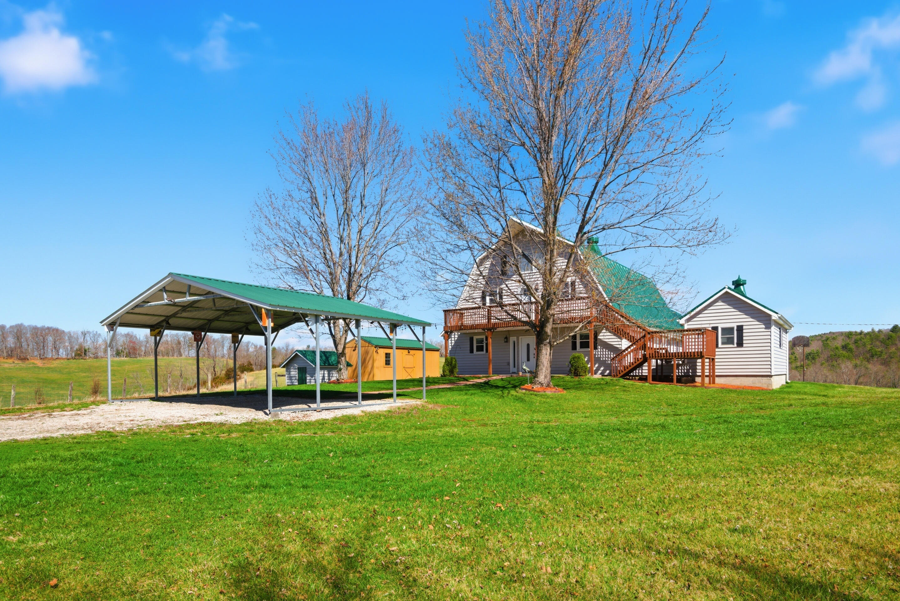6458 Piney Woods Road Riner, VA 24149 - Photo 33 of 50 a view of a house with a big yard