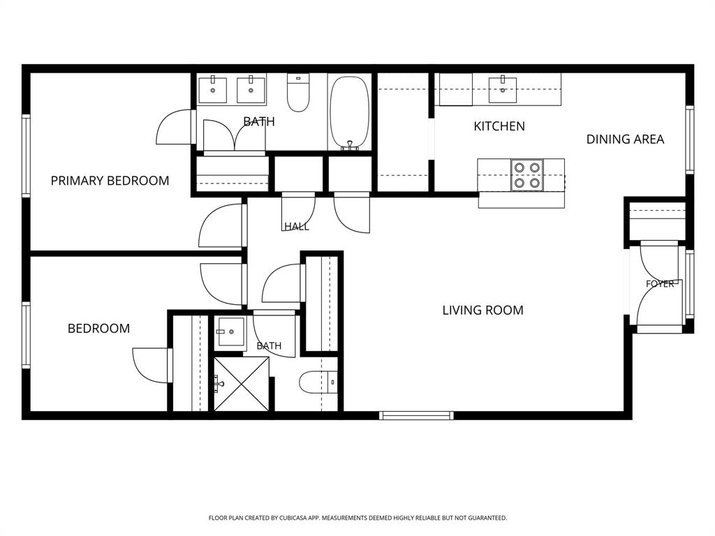 908 Isbell Road, Unit A Fort Worth, TX 76114 - Photo 28 of 28 Floor plan