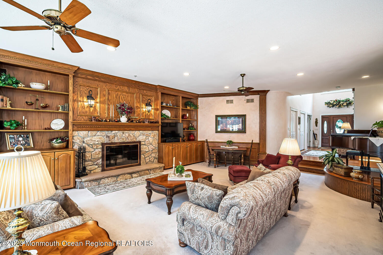 1841 Celeste Drive Wall, NJ 07719 - Photo 11 of 107 a living room with furniture and a fireplace