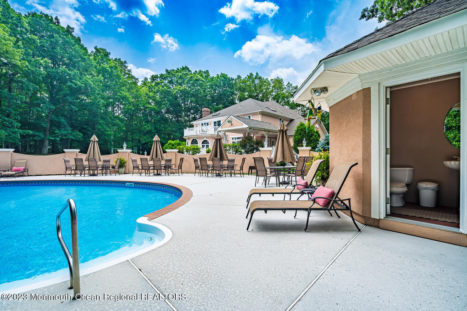 1841 Celeste Drive Wall, NJ 07719 - Photo 93 of 107 a outdoor space with patio lots of furniture and garden
