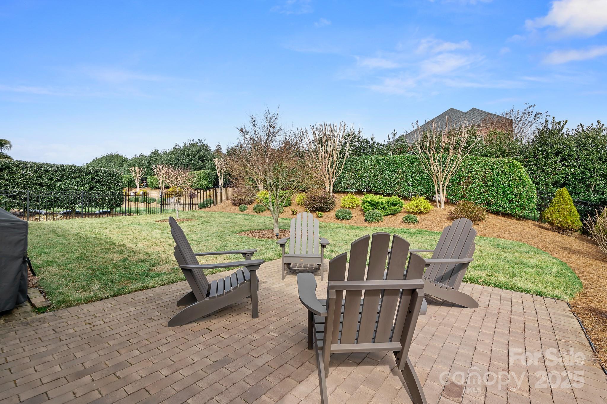 9223 Robbins Preserve Road Cornelius, NC 28031 - Photo 10 of 38 a view of a chairs in a patio