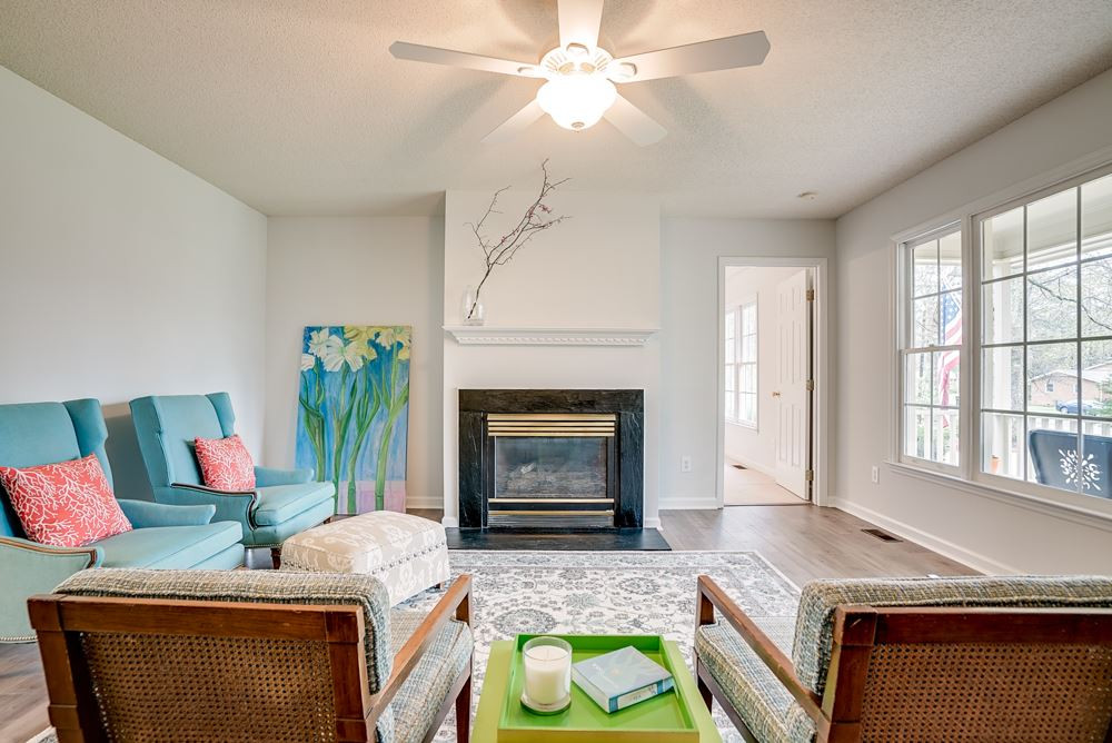 4410 Rhew Drive Durham, NC 27704 - Photo 9 of 13 Gas fireplace!