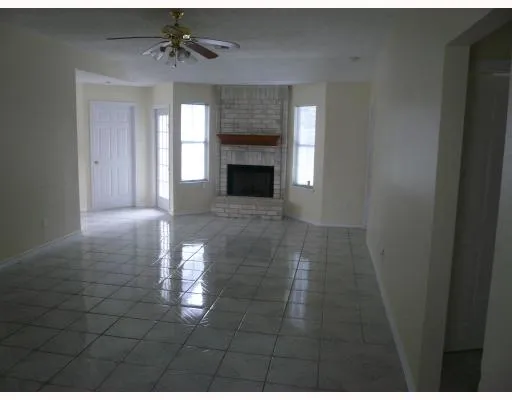 a view of a livingroom with a fireplace