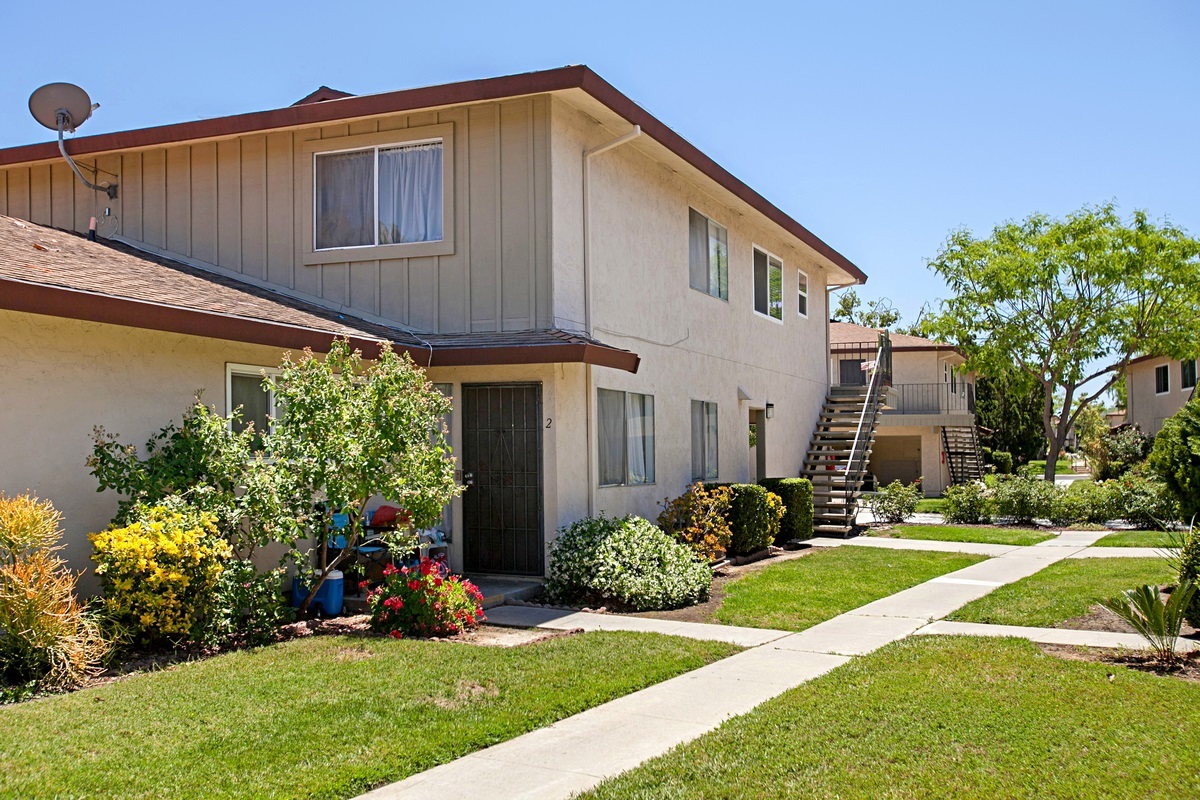9859 Mission Vega Road, Unit 4 Santee, CA 92071 - Photo 2 of 8 side view - stairs to front door. Welcome Home!