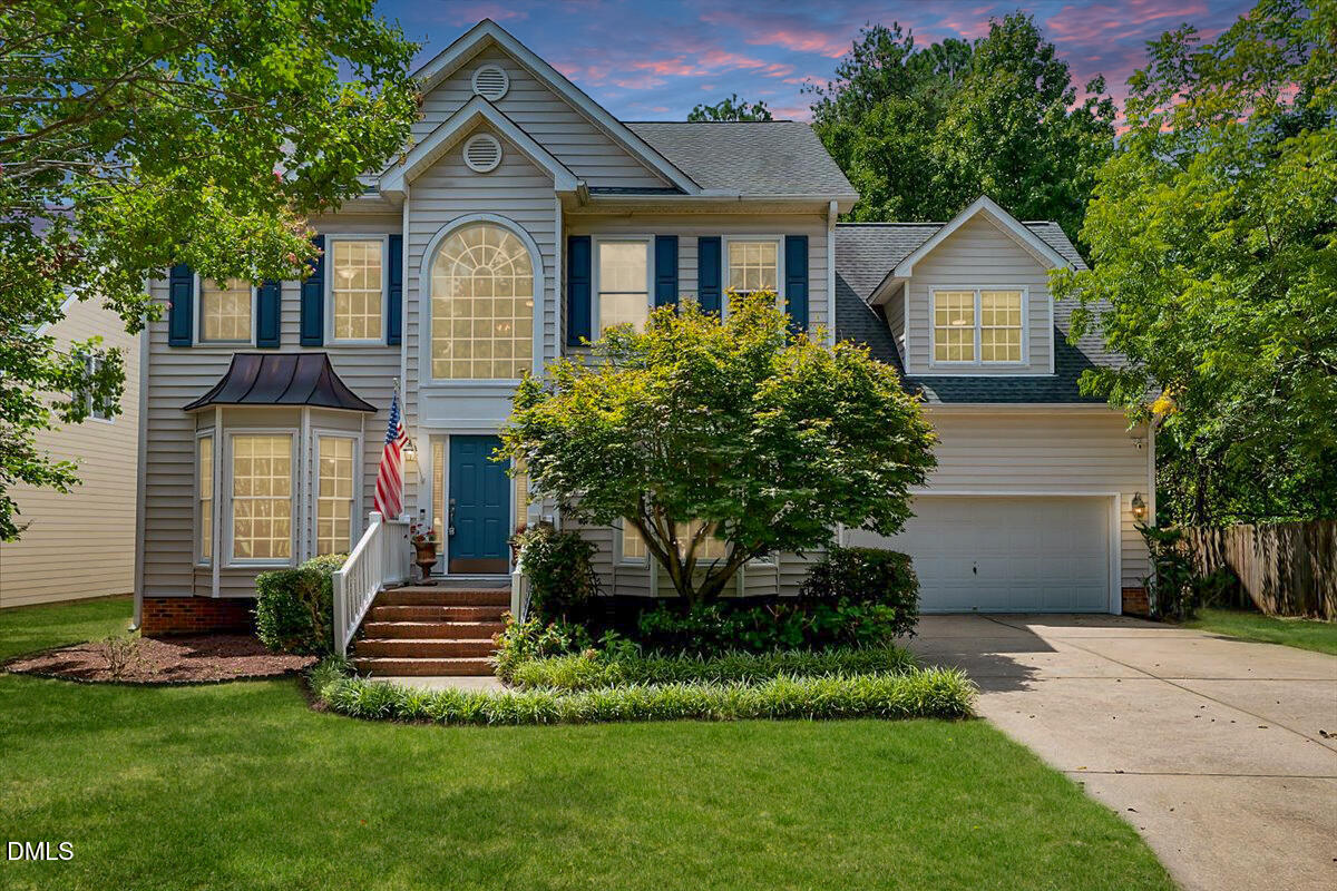 7405 Dorrington Trail Raleigh, NC 27615 - Photo 1 of 37 Front Exterior (Twilight)