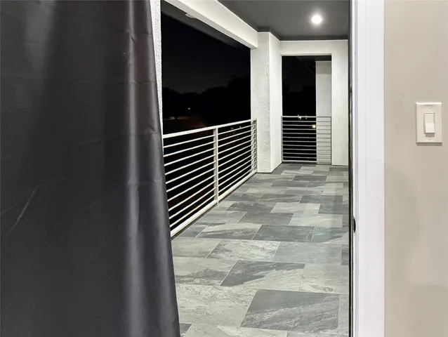 a house view with a garden space