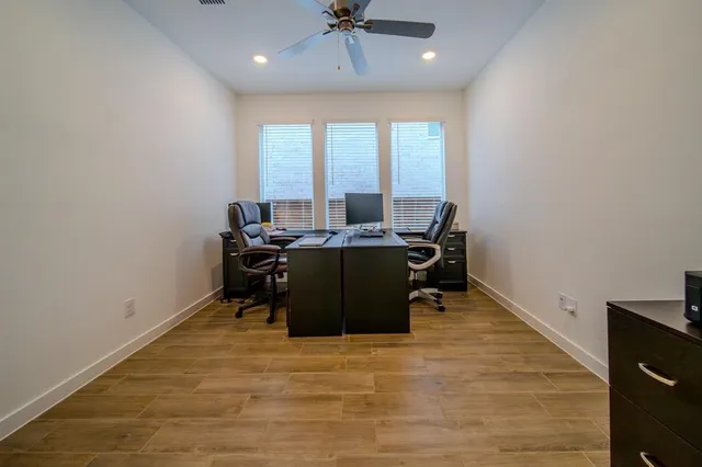 a room with furniture and window