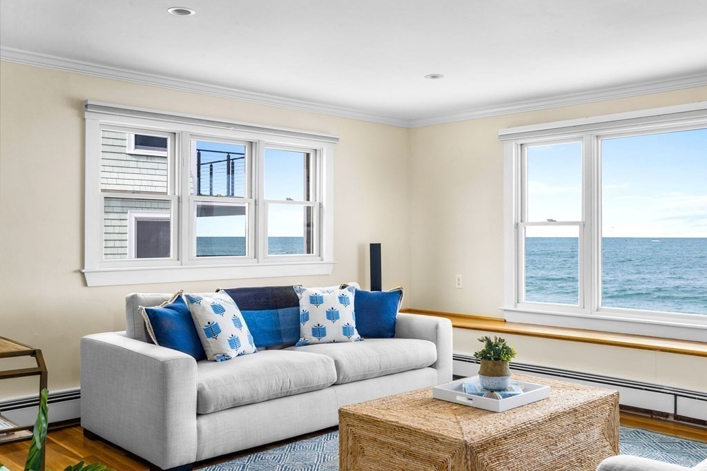 67 Surfside Road Scituate, MA 02066 - Photo 20 of 41 a living room with furniture and a potted plant