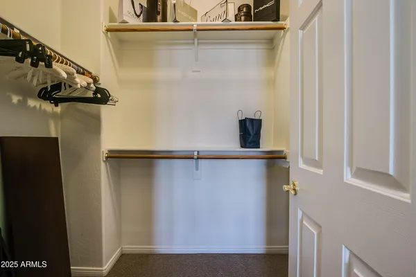 a view of walk in closet