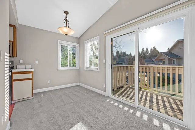 a living room with a fireplace in it