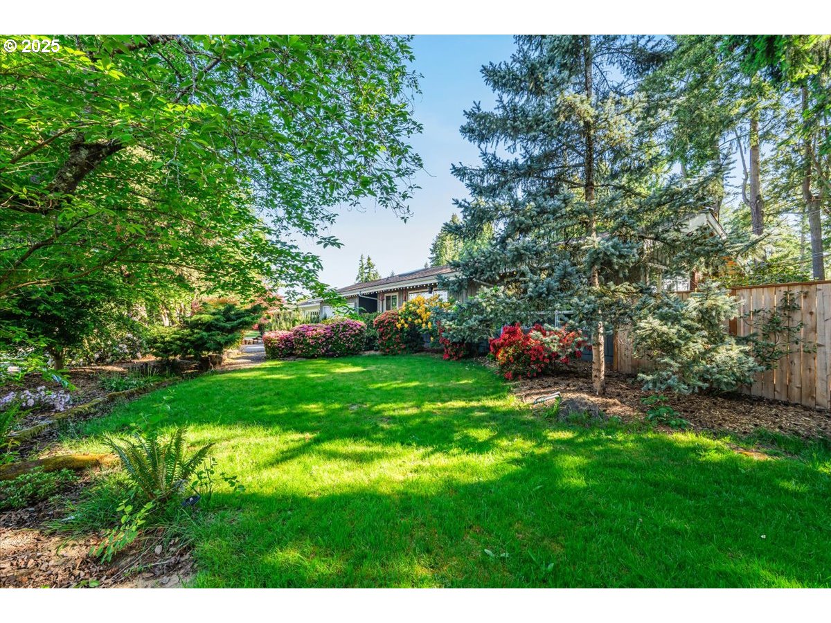 11805 Southwest Belvidere Place Portland, OR 97225 - Photo 38 of 44 a view of a garden with large trees