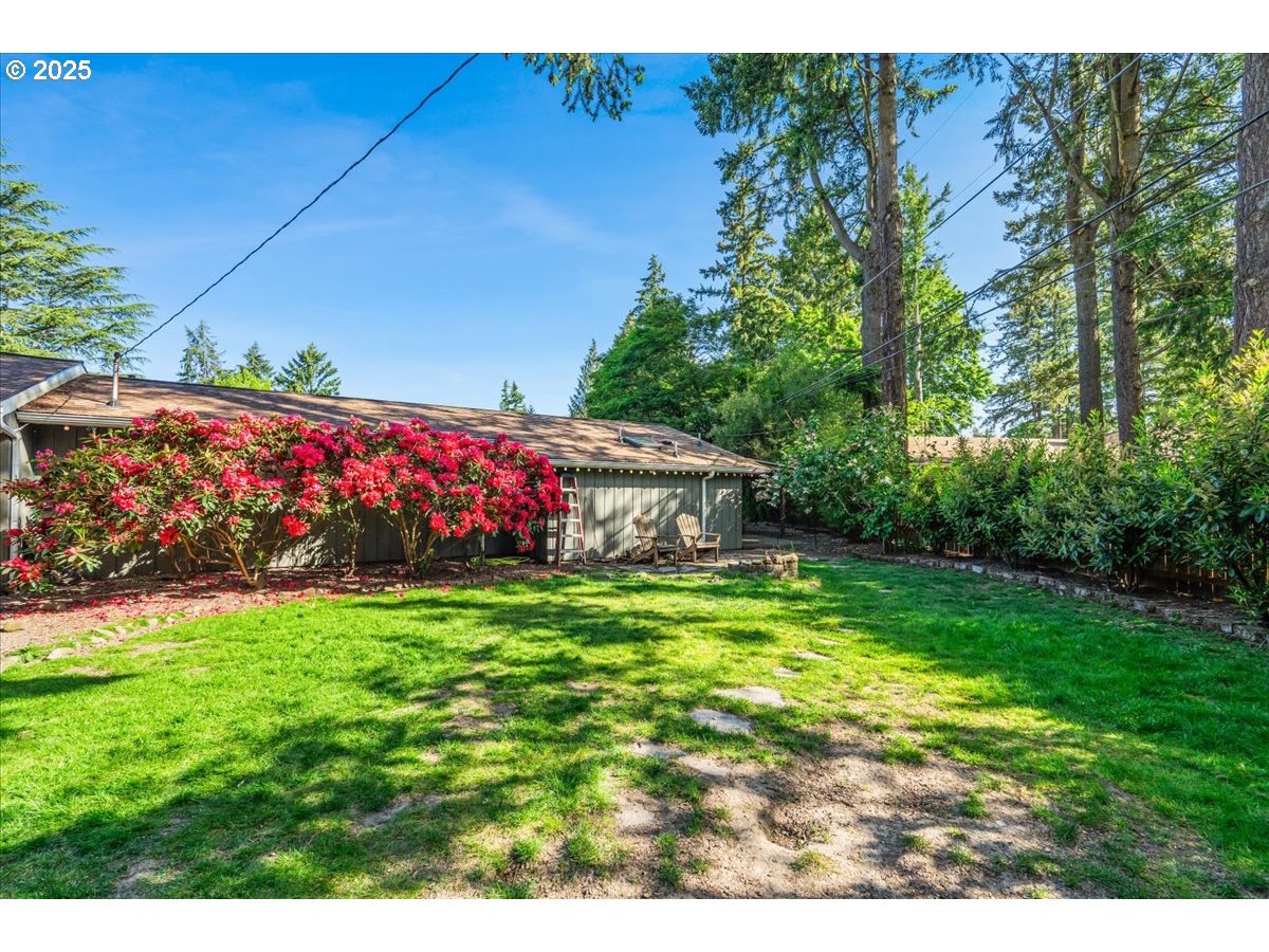 11805 Southwest Belvidere Place Portland, OR 97225 - Photo 42 of 44 a view of a backyard