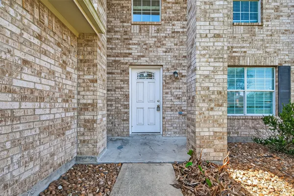 a view of a door and an outdoor space