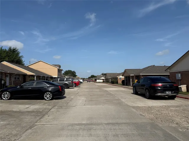 a car parked in front of a house