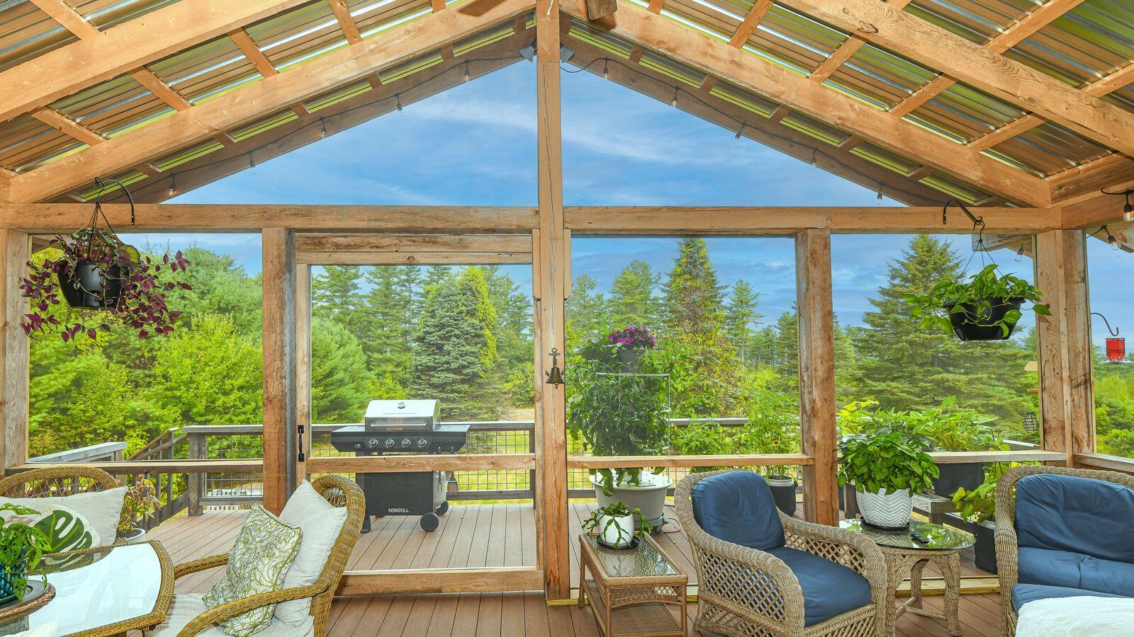 218 Mill Hill Road Waterford, ME 04088 - Photo 12 of 55 looking toward open deck