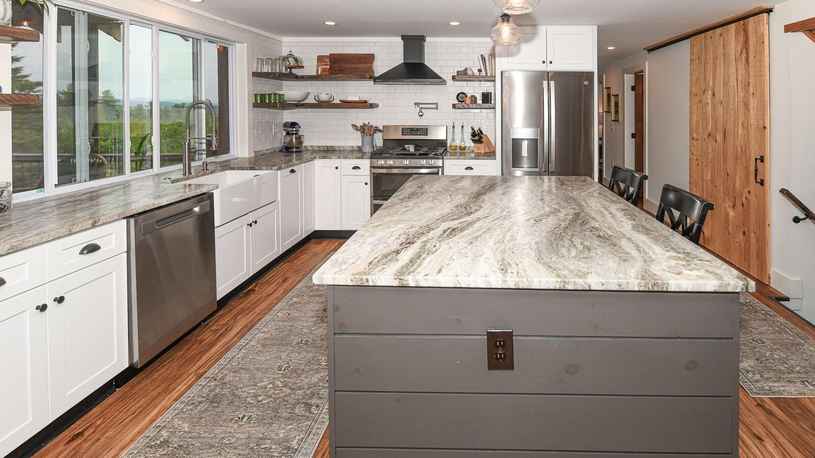 218 Mill Hill Road Waterford, ME 04088 - Photo 21 of 55 Kitchen with mountain view