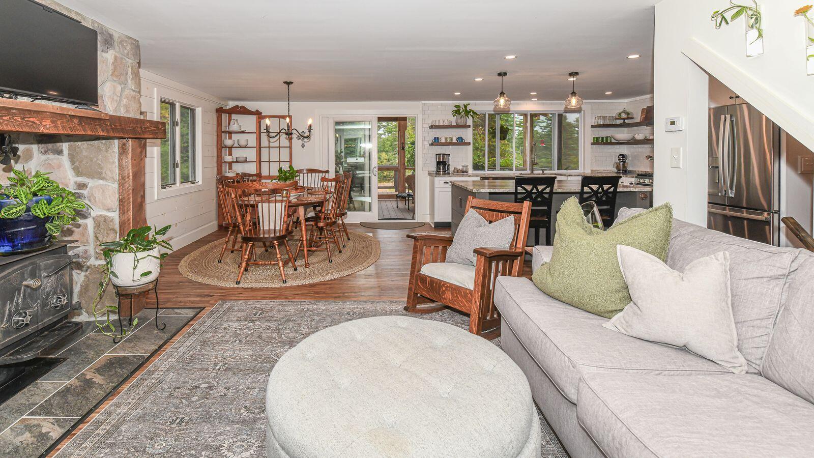 218 Mill Hill Road Waterford, ME 04088 - Photo 26 of 55 Living & Dining area