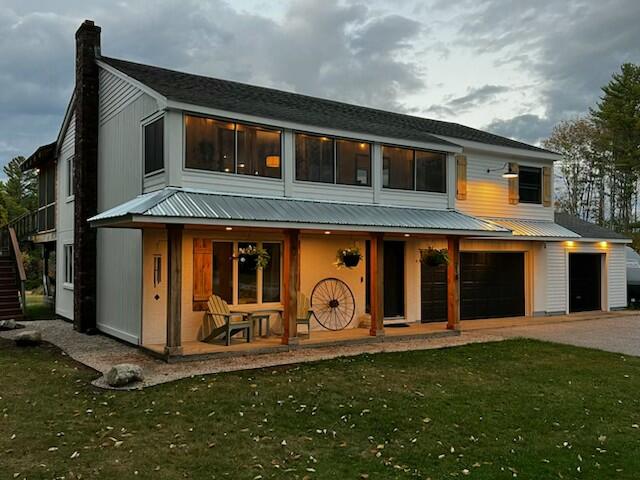 218 Mill Hill Road Waterford, ME 04088 - Photo 6 of 55 front at dusk