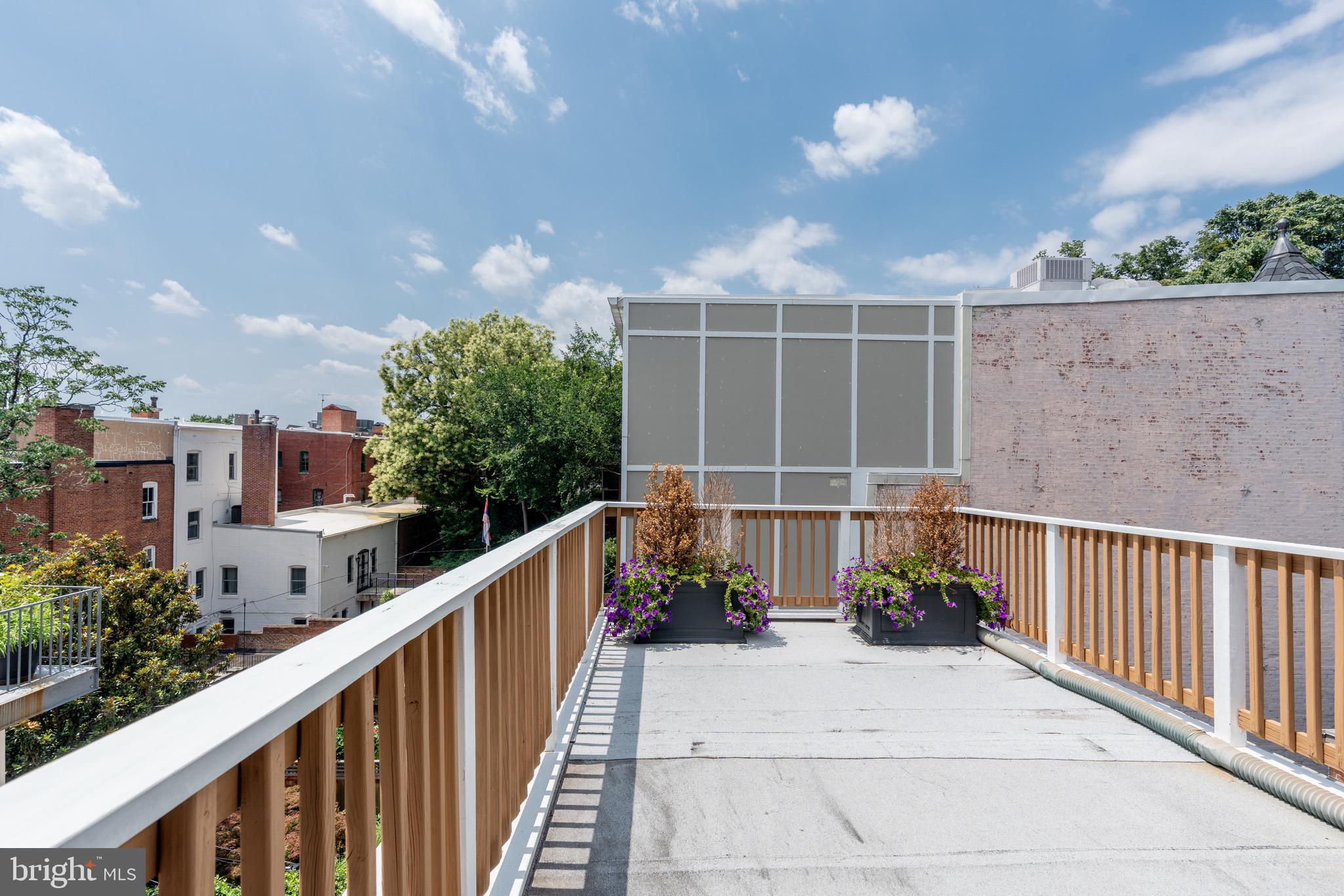 1716 22nd Street Northwest Washington, DC 20008 - Photo 30 of 40 a view of balcony with furniture